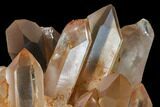 Tangerine Quartz Crystal Cluster - Madagascar #112811-2